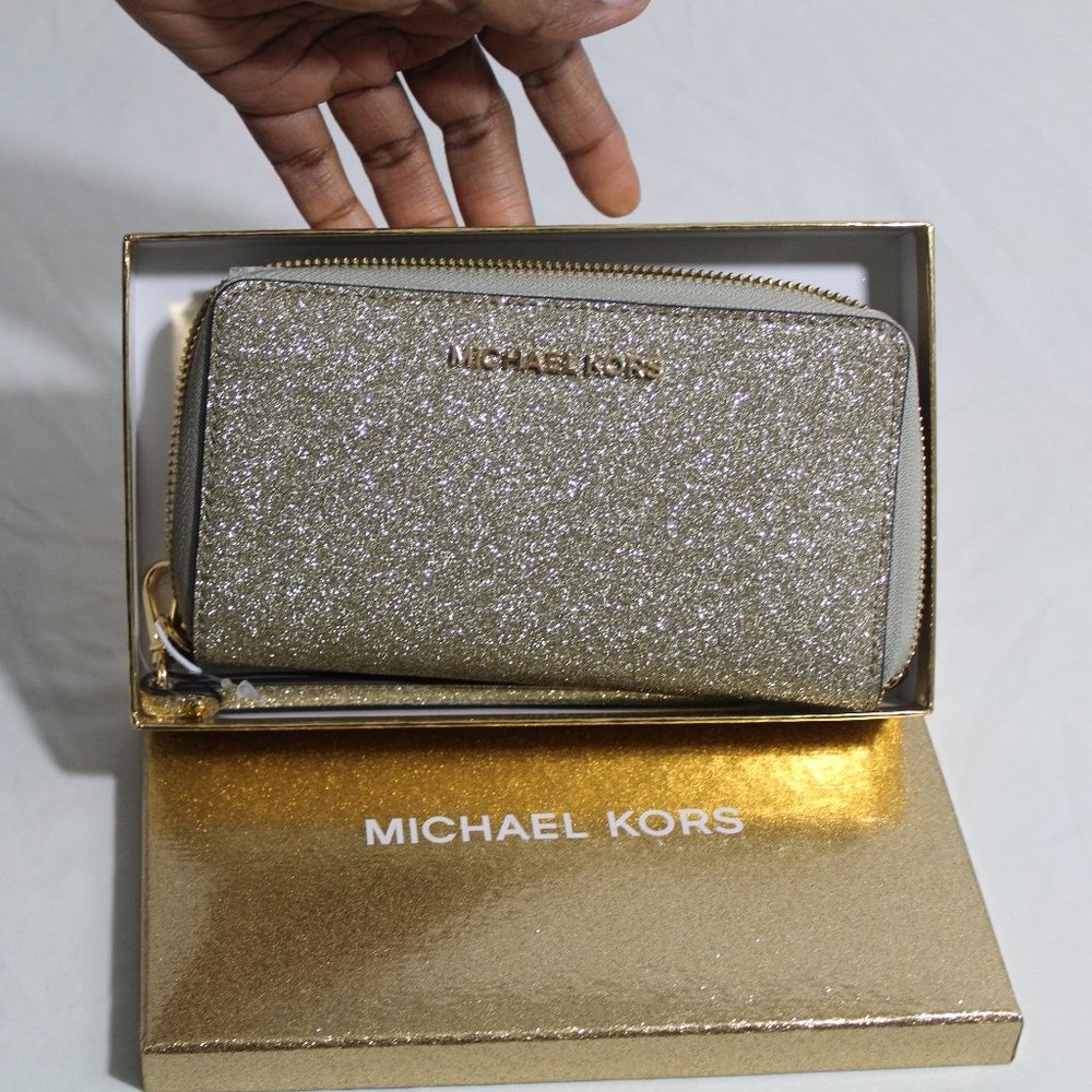 Gold Michael Kors Wallet